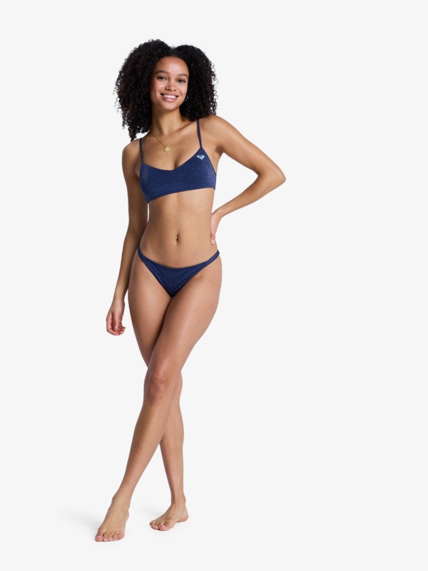 Roxy Shine Set Ensemble bikini bralette deux pièces Bleu Femme