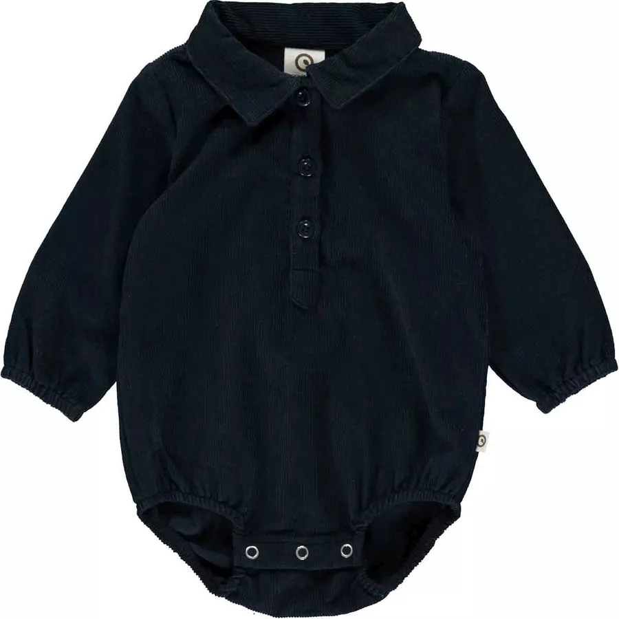 Müsli Polo-Langarmbody blue