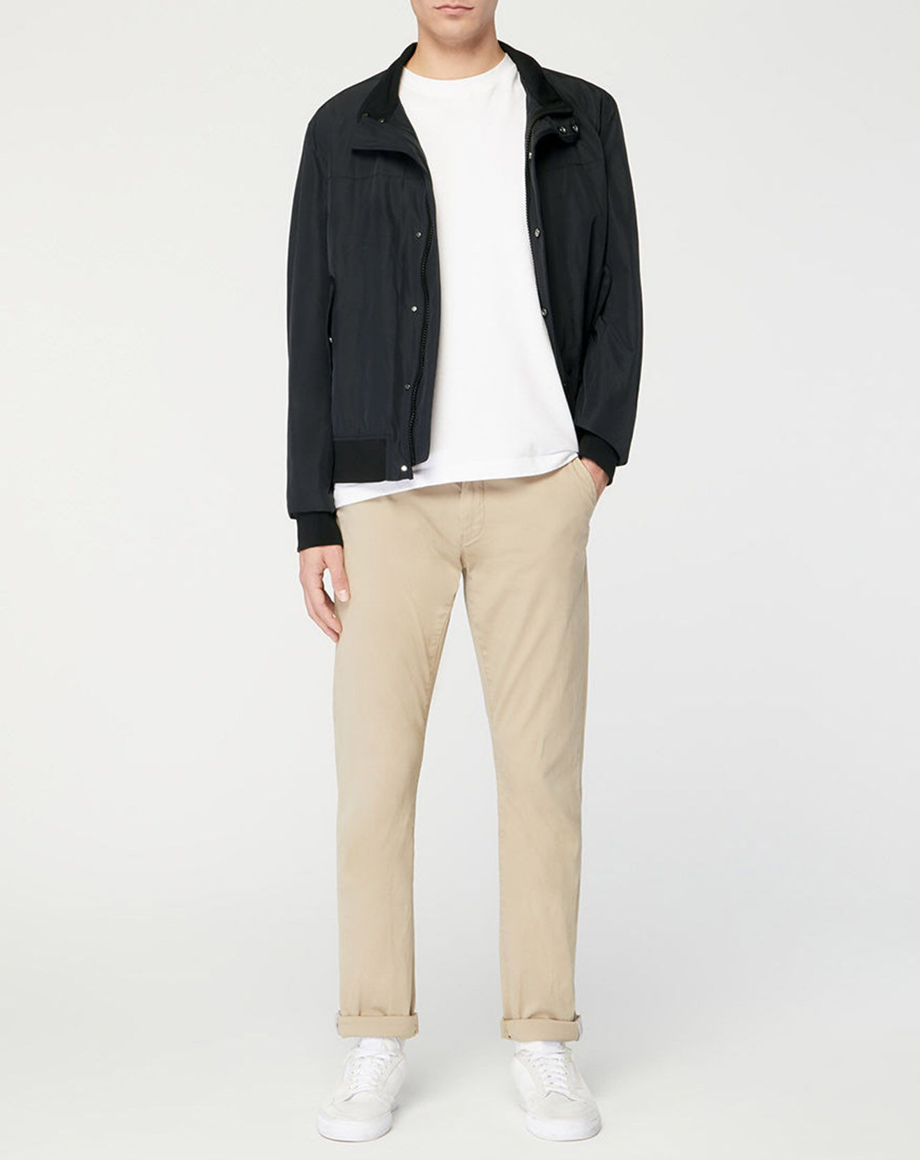Gant Blouson Bord canvas noir