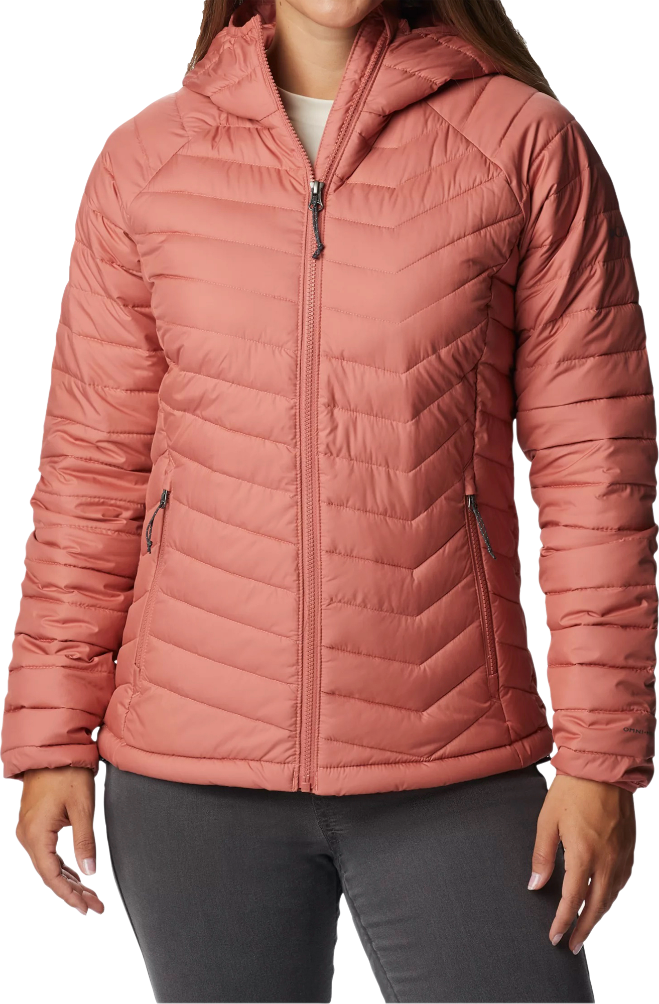 Columbia Powder Lite Damenjacke dark coral