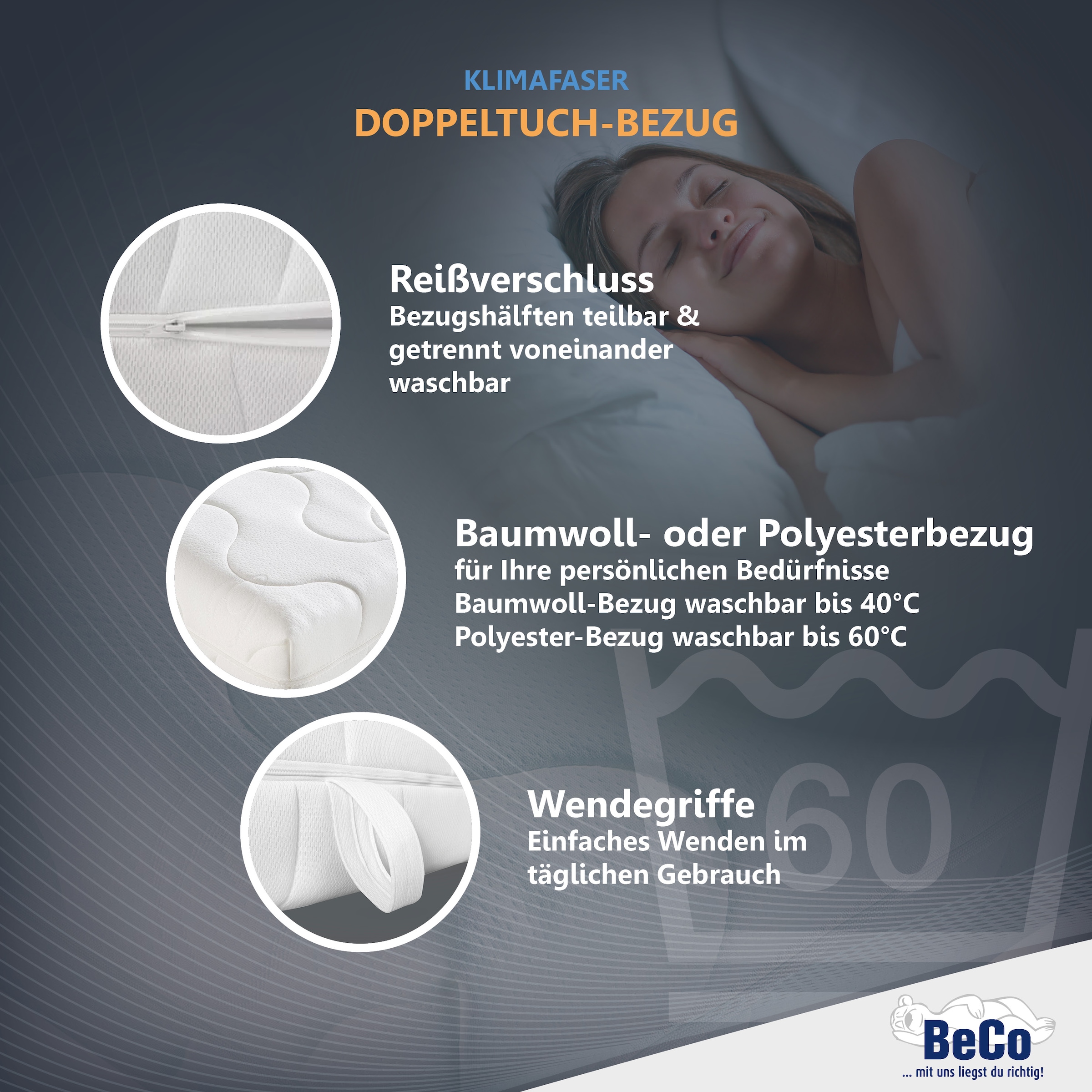 Beco Komfortschaummatratze »Double Deluxe Matratze 20, Matratze in 90x200 cm und weiteren Grössen« 20 cm hoch Raumgewicht: 28 kg/m³ 1 Stk. tlg. Matratze vom TÜV Süd getestet*, über 2.000 5-Sterne-Bewertungen!