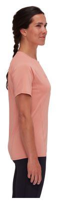 T-Shirt Femme Mammut Selun FL Logo Rose