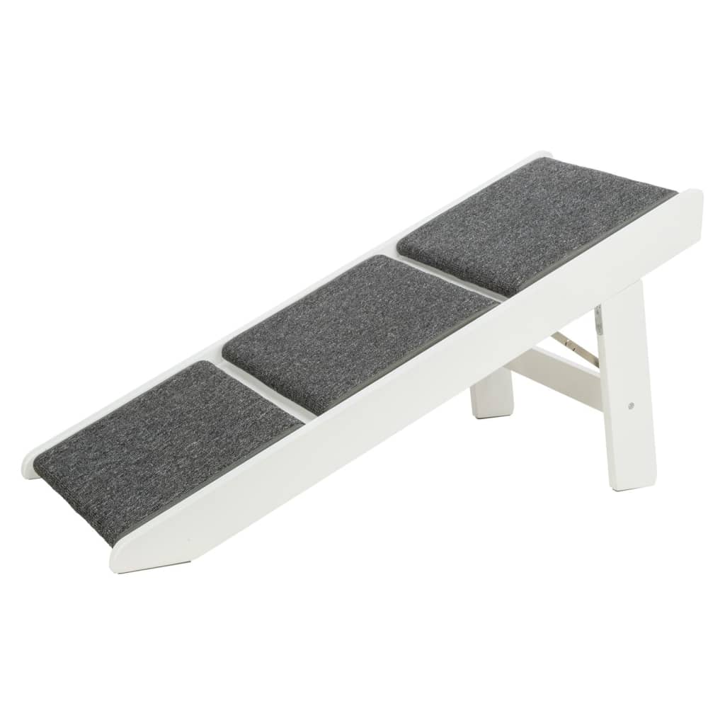 Rampe pour chien avec marches pliantes 44x46x106 cm