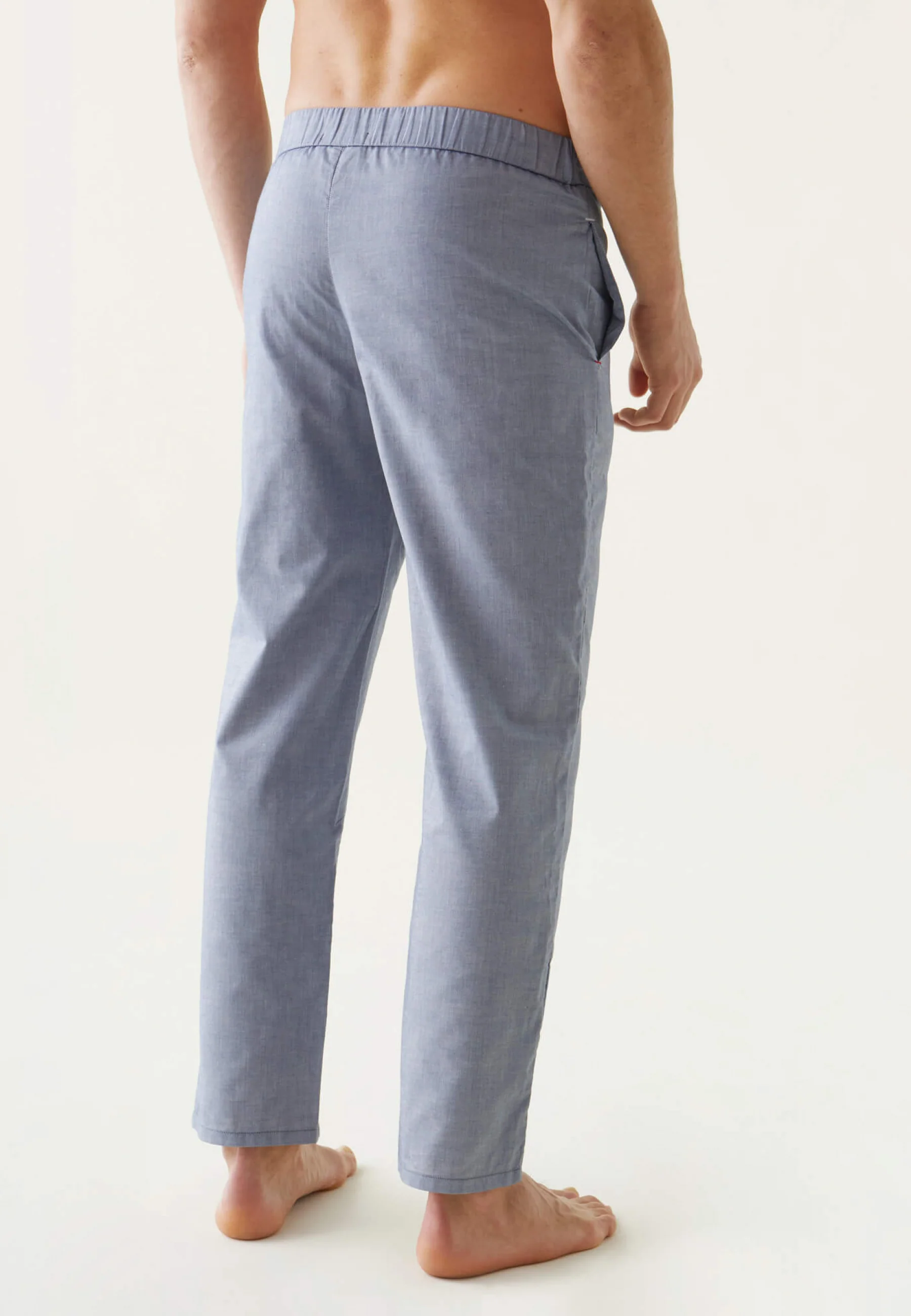 Bas de pyjama en chambray-Tim Chambray