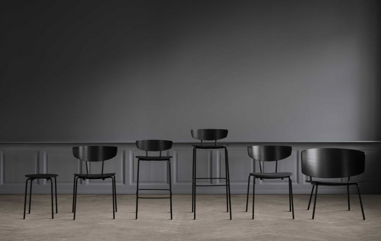 Ferm Living Herman fauteuil zwart