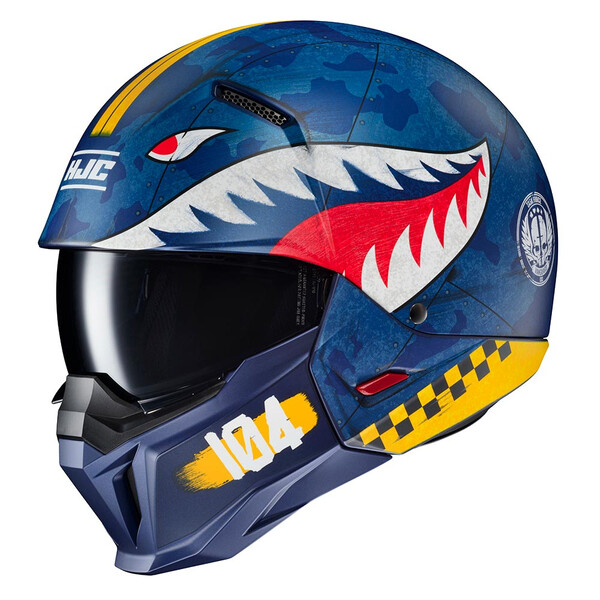 HJC - Casque i20 Vanguard Call Of Duty® MC2SF / Bleu / Jaune / Blanc / Mat