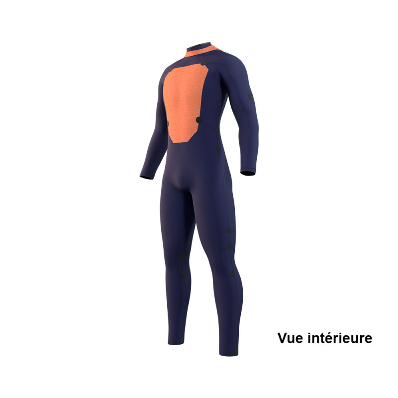 Combinaison Mystic Star Backzip 3/2mm Noir
