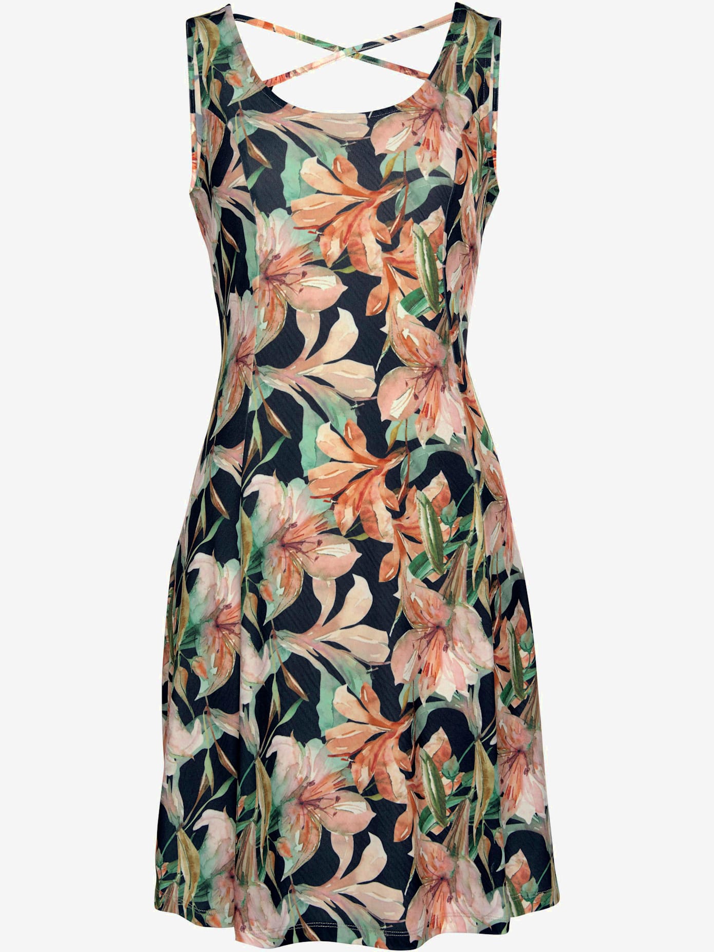 Robe d'été encolure ronde