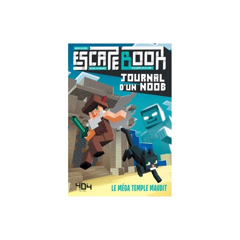 Escape Book junior - Journal d'un noob - Le méga temple maudit