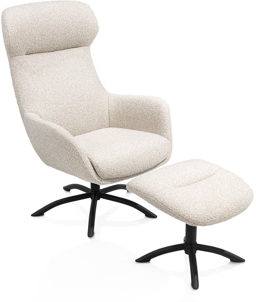 XOOON   Lomi Draaifauteuil + Hocker