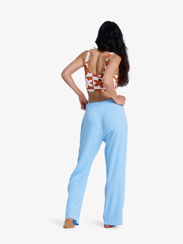 Nazare Surf Spot Pantalon léger Bleu Femme