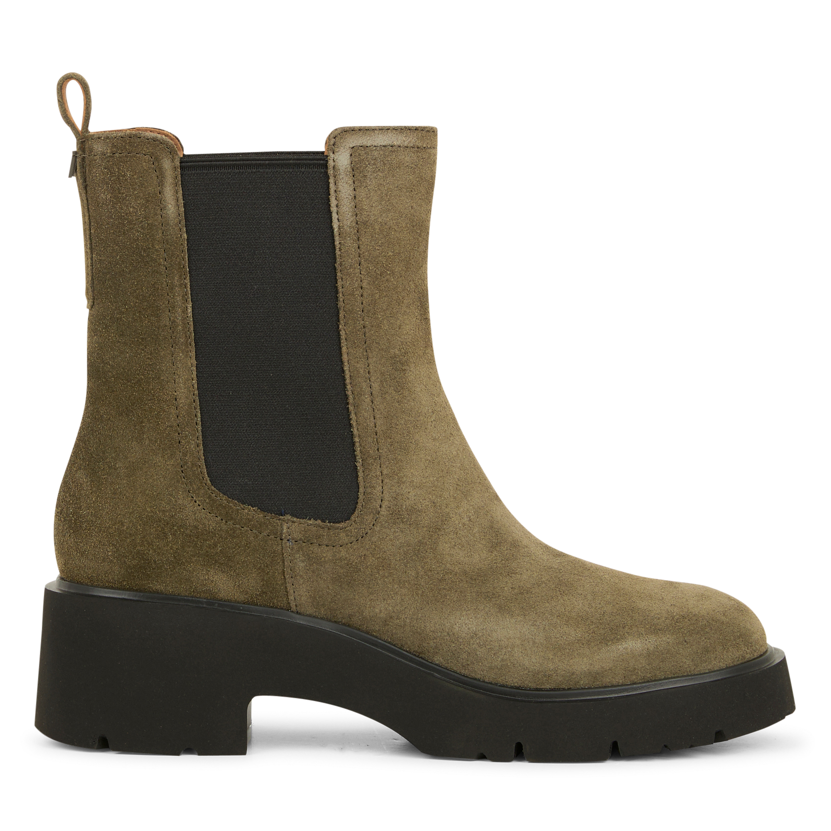 MILAH - Bottines en cuir mélangé | Vert