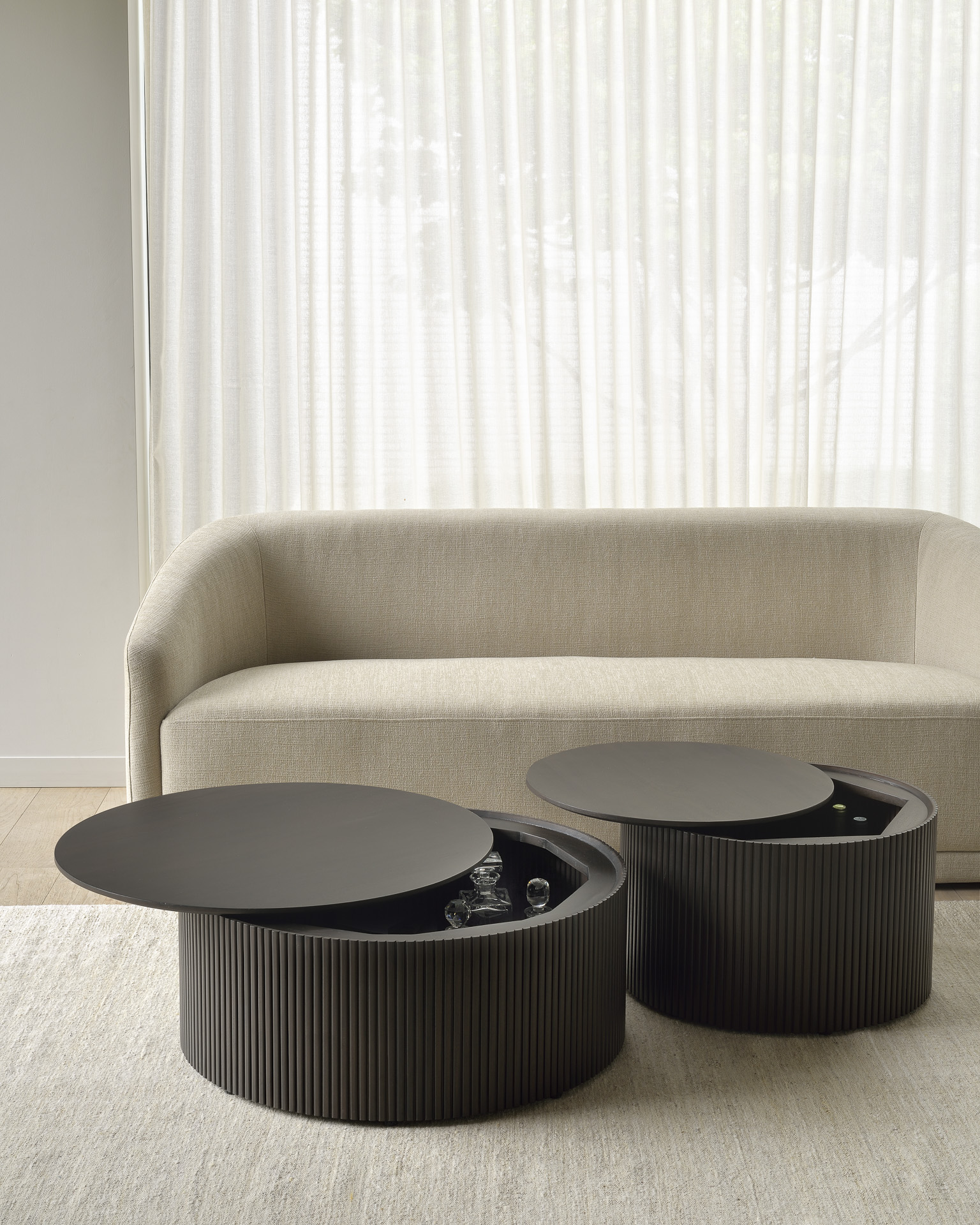 Roller Max koffietafel 60 - mahonie donkerbruin