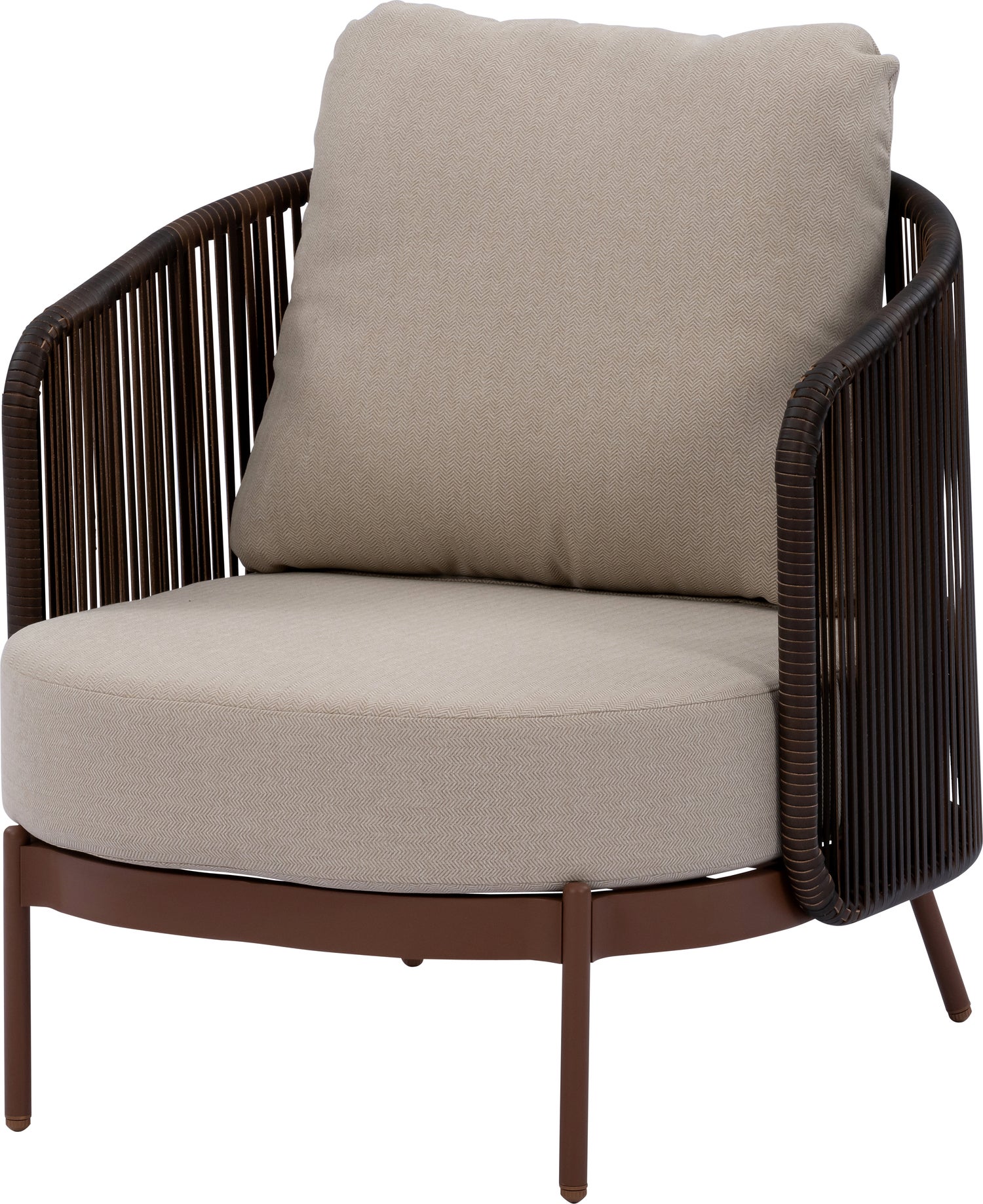 Intratuin 4-zits loungeset Milou bruin