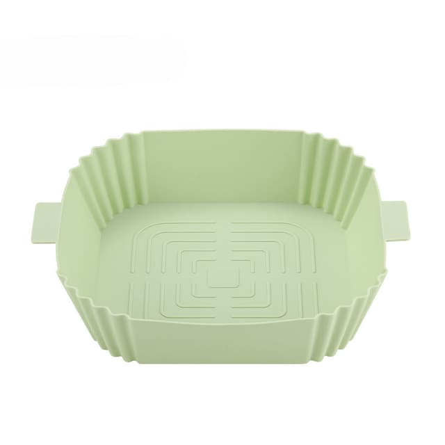 Silikoneskål til Air Fryer 16,5x19,5 cm Grøn