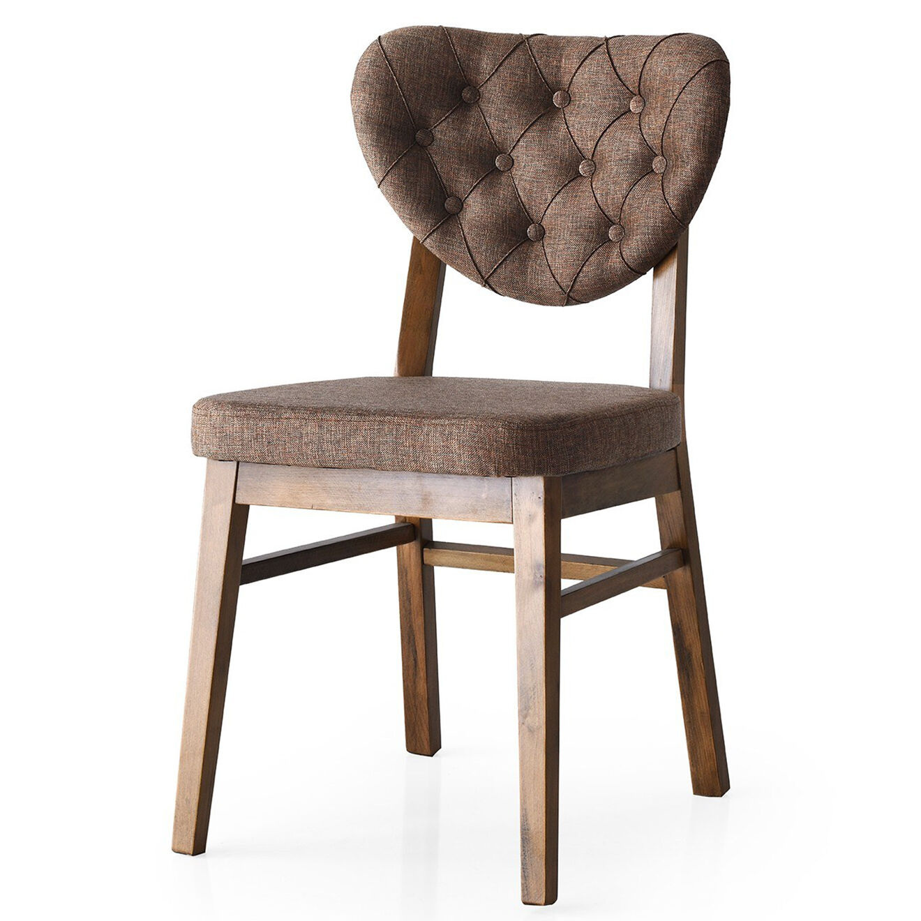 Homitis 2 Chaises Elma marron - 47x52x88 cm