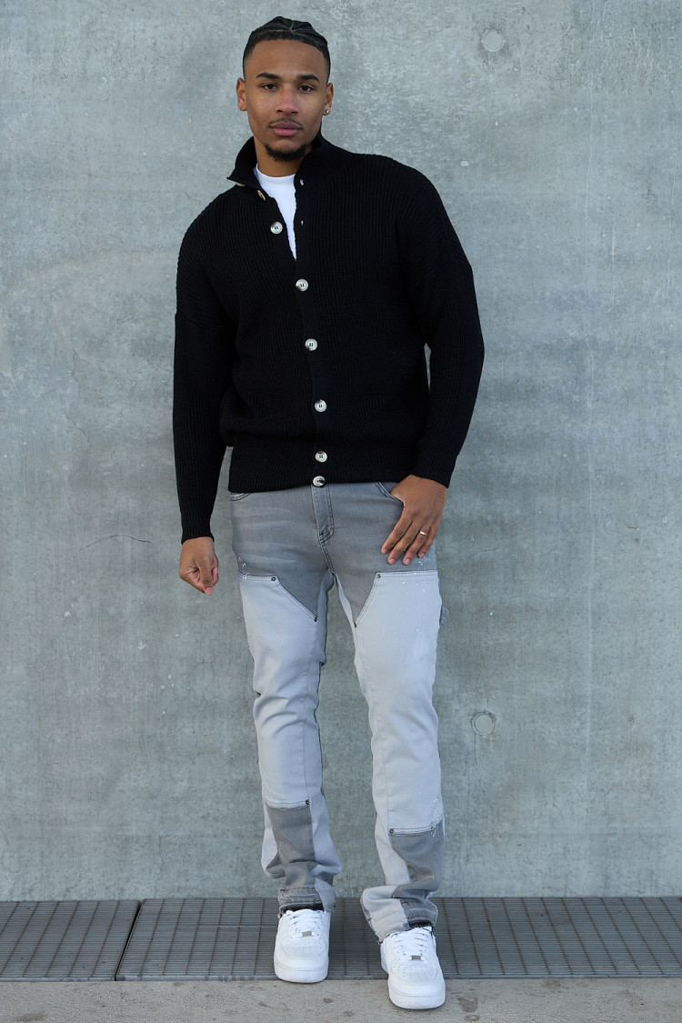 Gilet en maille noir