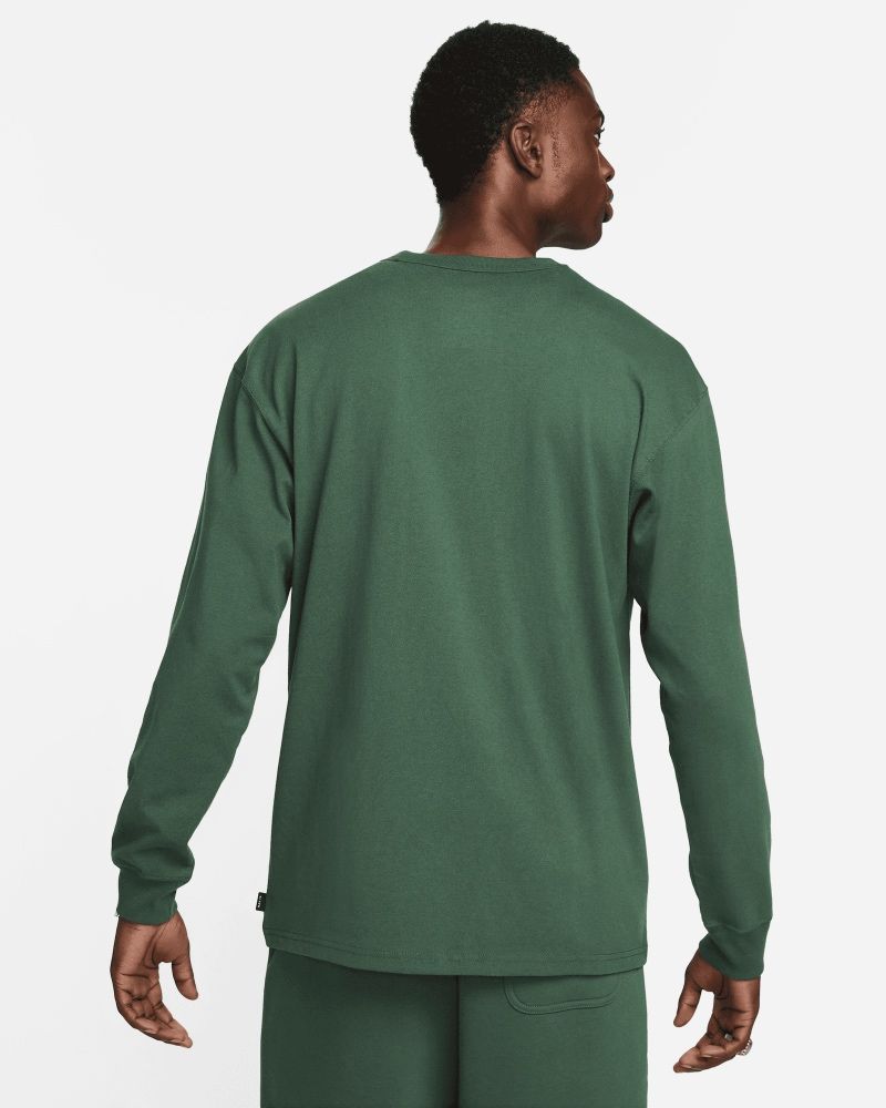 T-shirt manches longues Nike Sportswear Premium Essentials Vert pour homme