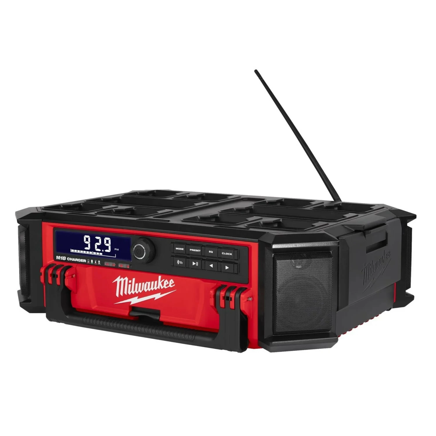 Milwaukee M18 PRCDAB -0 18V Li-Ion accu packout bouwradio body - DAB  - IP58