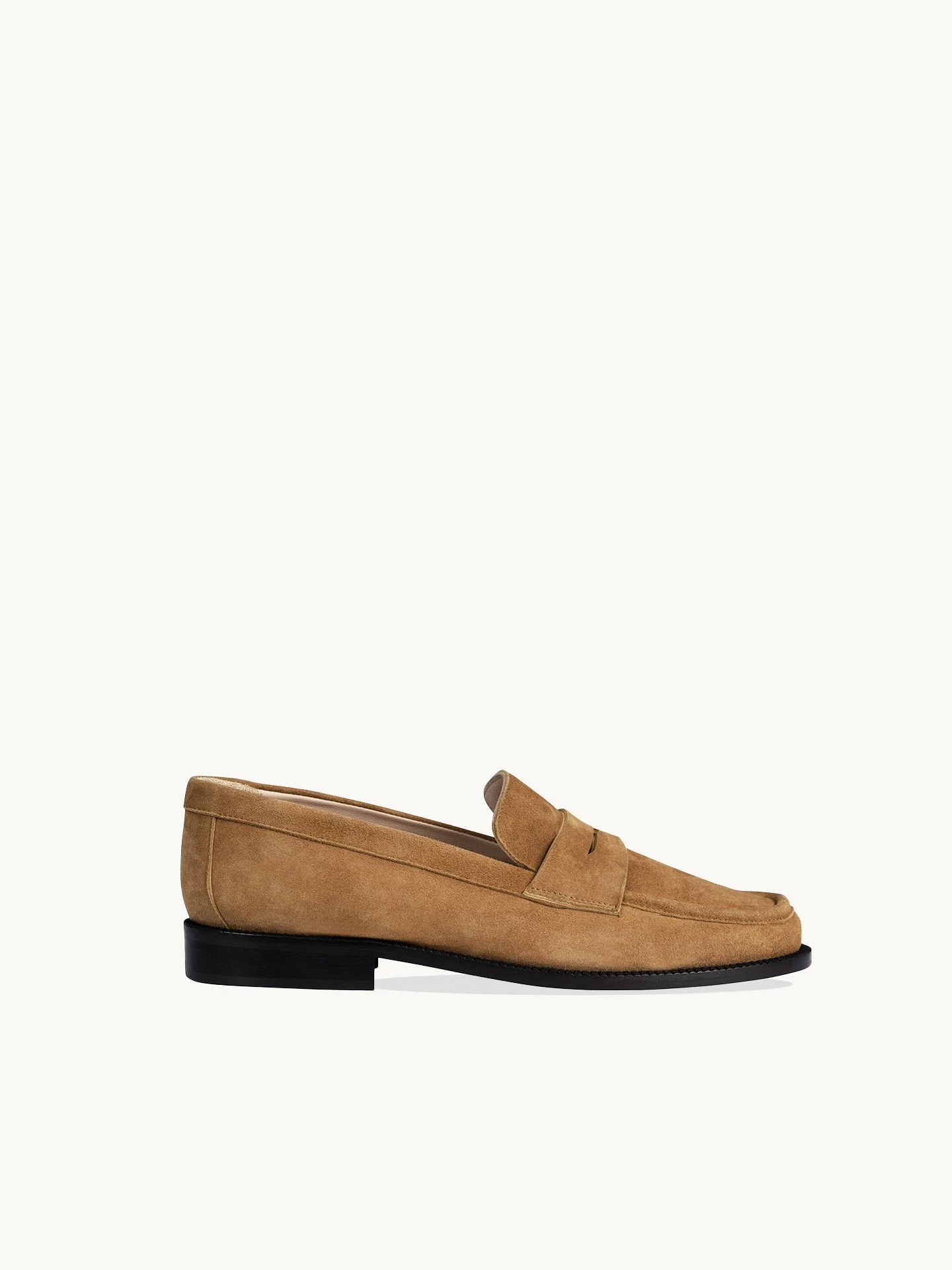 LISSA CAMEL - Mocassins en cuir velours | Marron