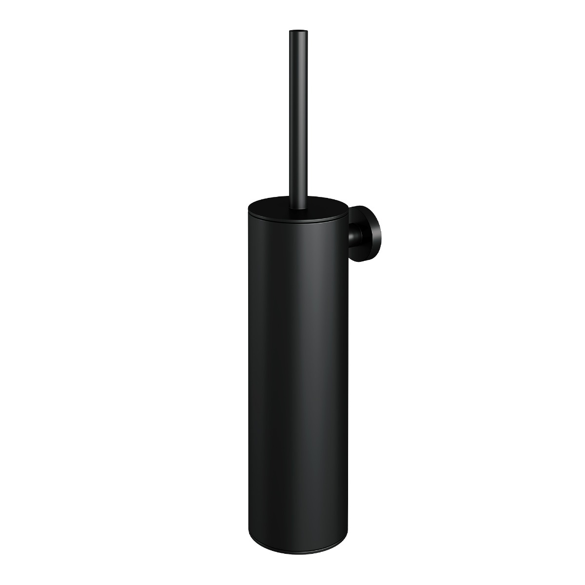 Brauer Black Edition set met handdoekhaak, toiletrolhouder en toiletborstelset mat zwart