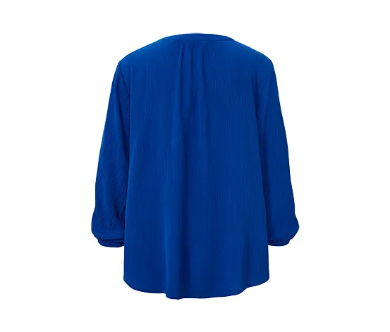 Tunika-Bluse, blau