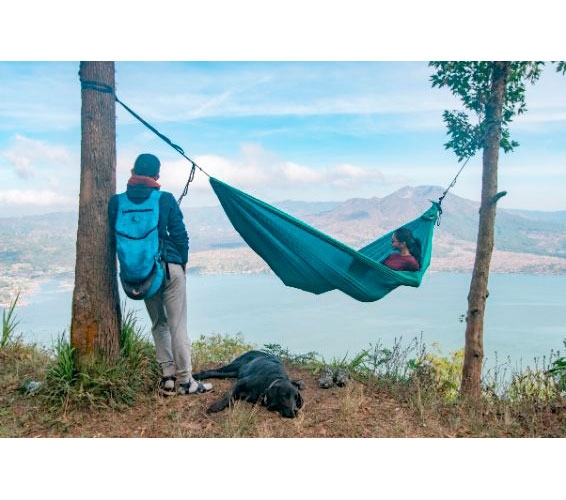 Ticket to the Moon Original Hammock Hängematte Royal Blue / Turquoise