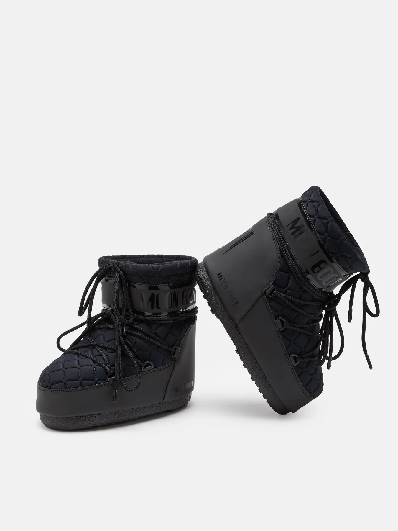 Moon Boot Mb Icon Low Quilt n001 black