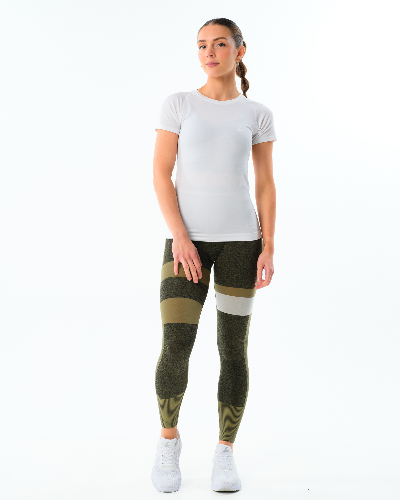 LEVITY Gravity Seamless Tights Green