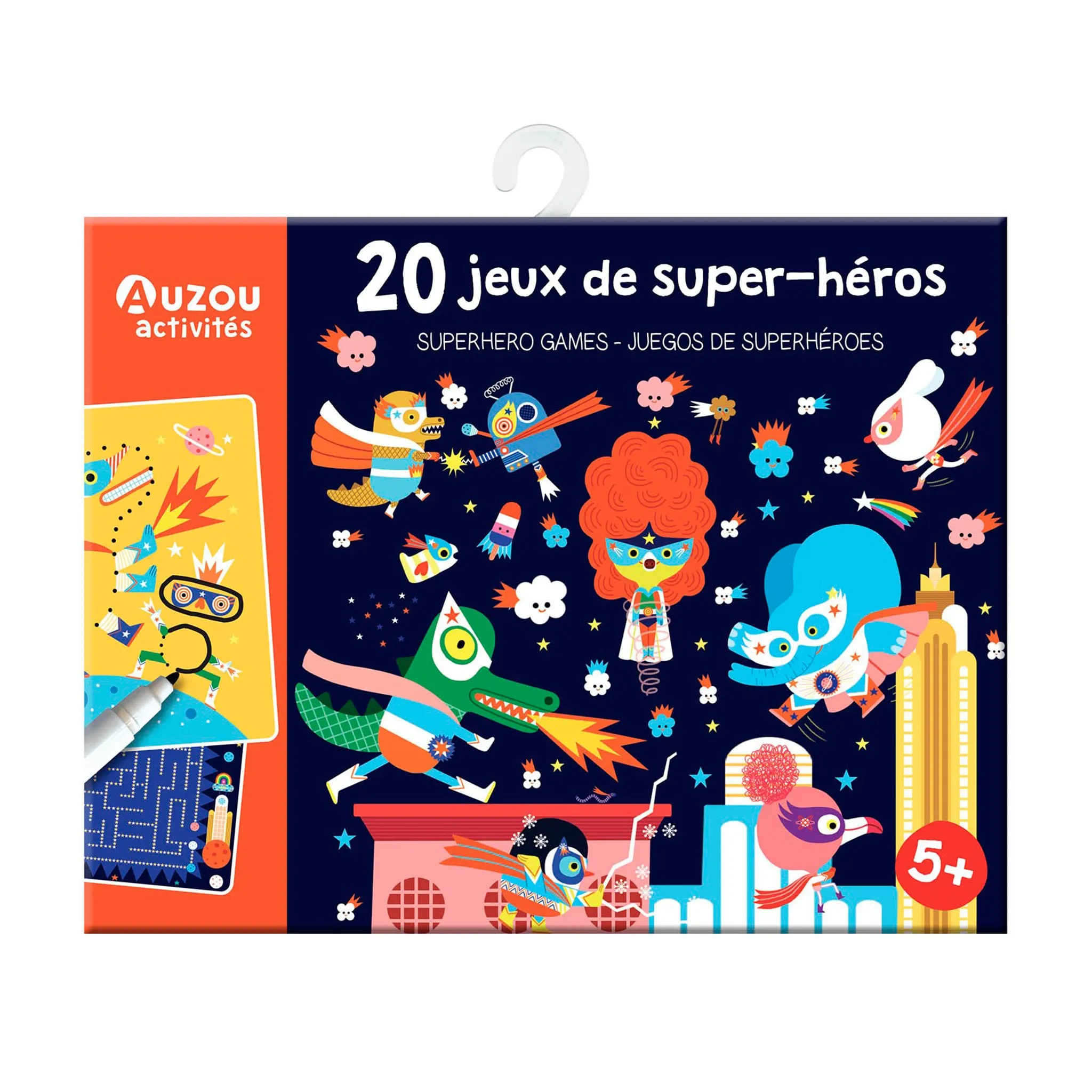 Auzou 20 Jeux De Super-Héros!