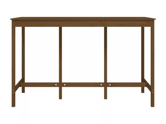 Table de bar Marron miel 180x80x110 cm Bois massif de pin