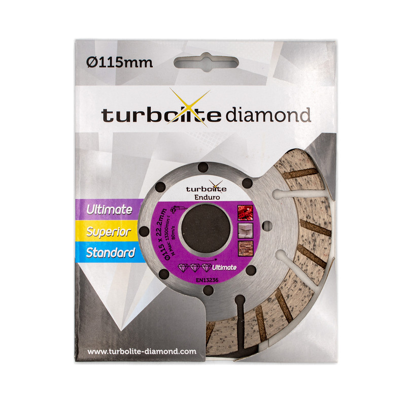 Turbolite Ultimate Enduro diamantschijf universeel 115x22,2mm