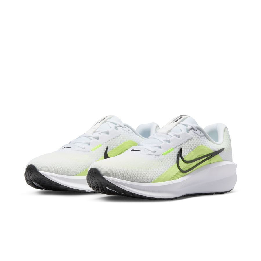 Nike Chaussures de Running Downshifter 13 - Blanc/Jaune Fluo/Noir