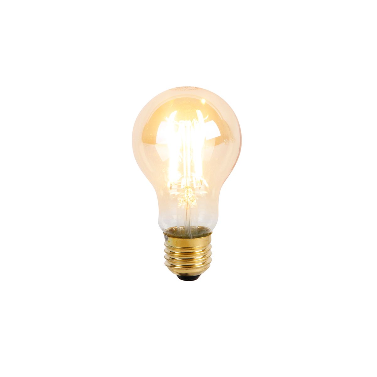 Set van 5 E27 3-staps dimbare LED lamp A60 goldline 5W 530 lm 2200K