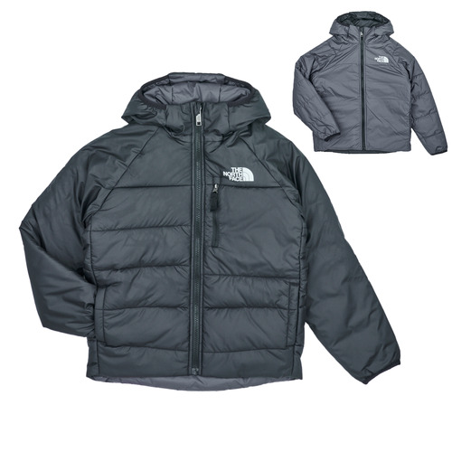 The North Face - BOYS REVERSIBLE PERRITO JACKET - Noir / Gris