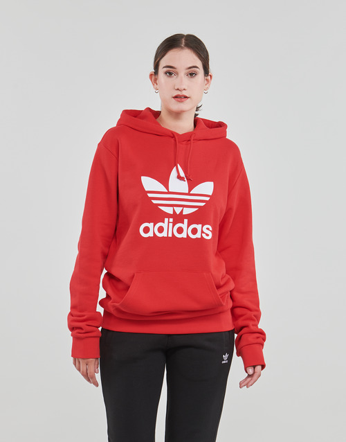 adidas Originals - TREFOIL HOODY - rouge vif