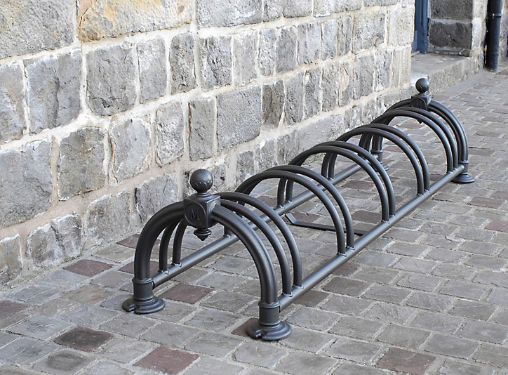 Râtelier pour 5 vélos L. 160 cm Versaille Mottez acier