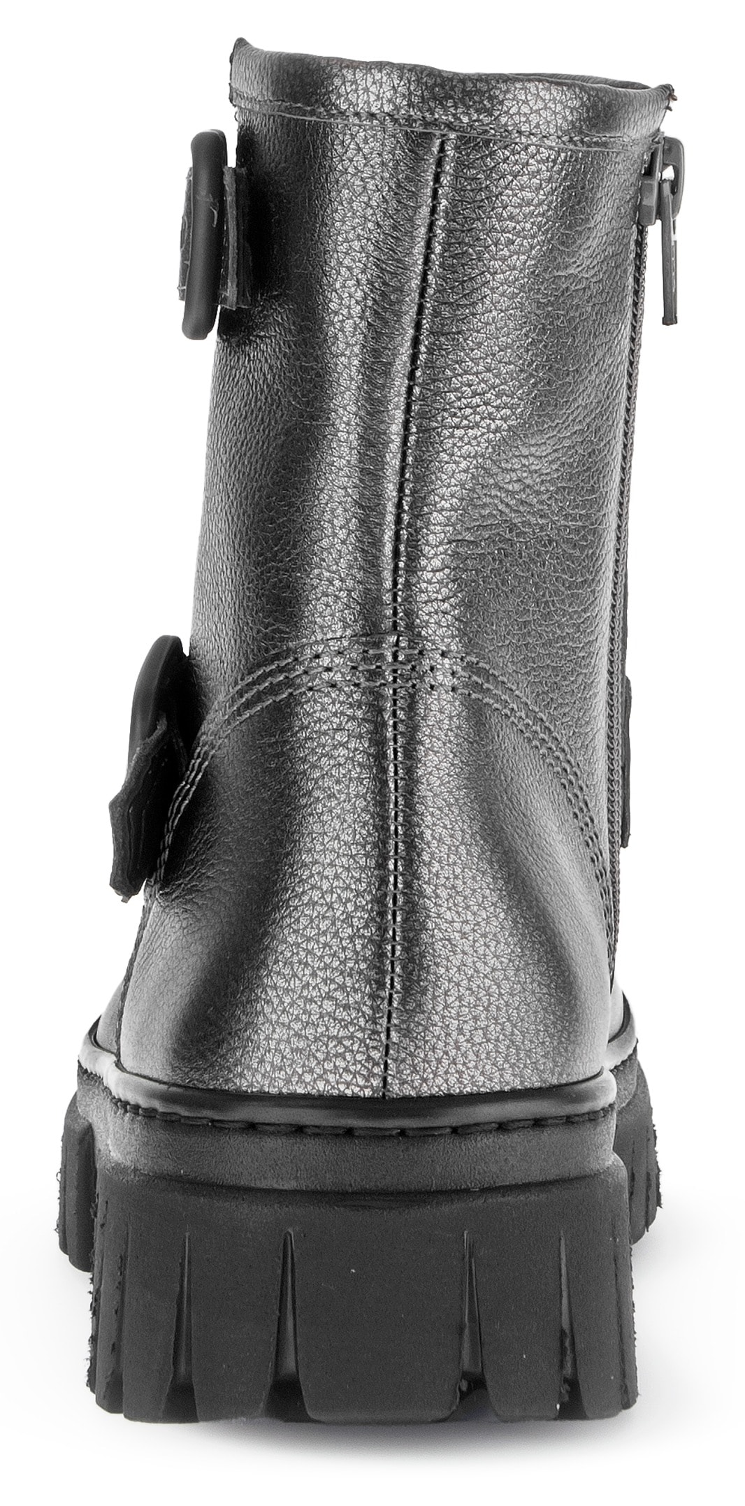 Gabor Schlupfboots »York«  , Plateau, Stiefelette, Chunky Boots, Weite G, in Metallic-Optik