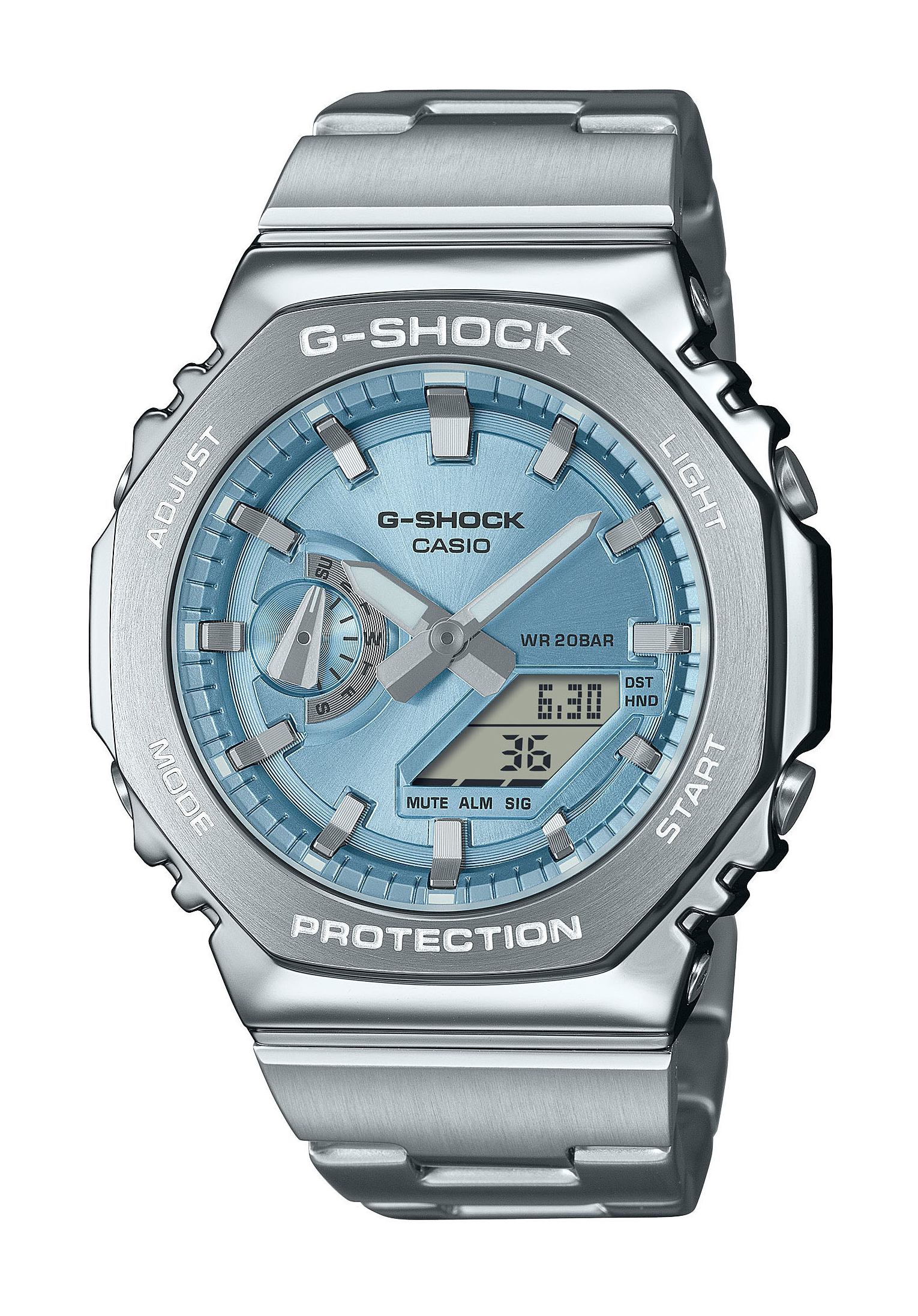 Casio G-SHOCK G-Steel Eisblau GM-2110D-2AER
