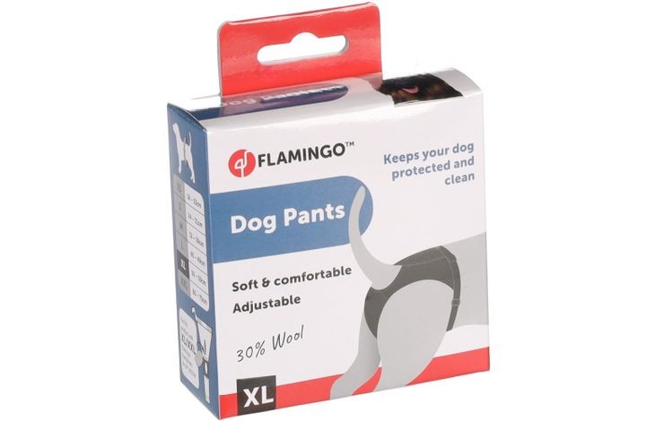 Flamingo - Løbetidsbukser med Velcro ALEXIS Sort - XL
