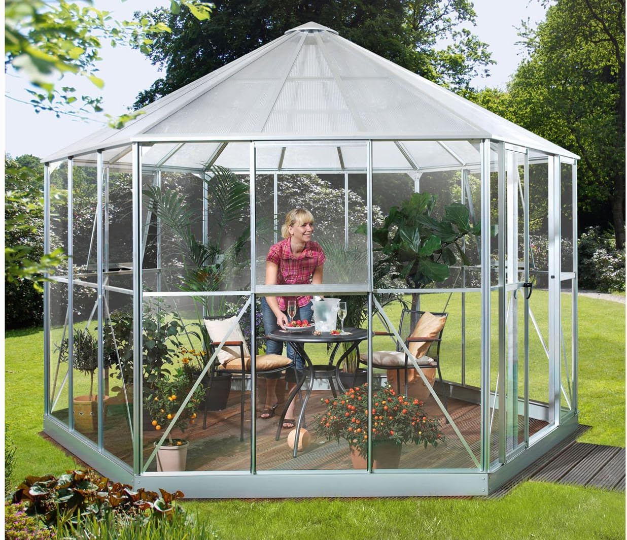Vitavia Gewächshaus Hera 9000 inkl. Fundament 9,00 m², Alu