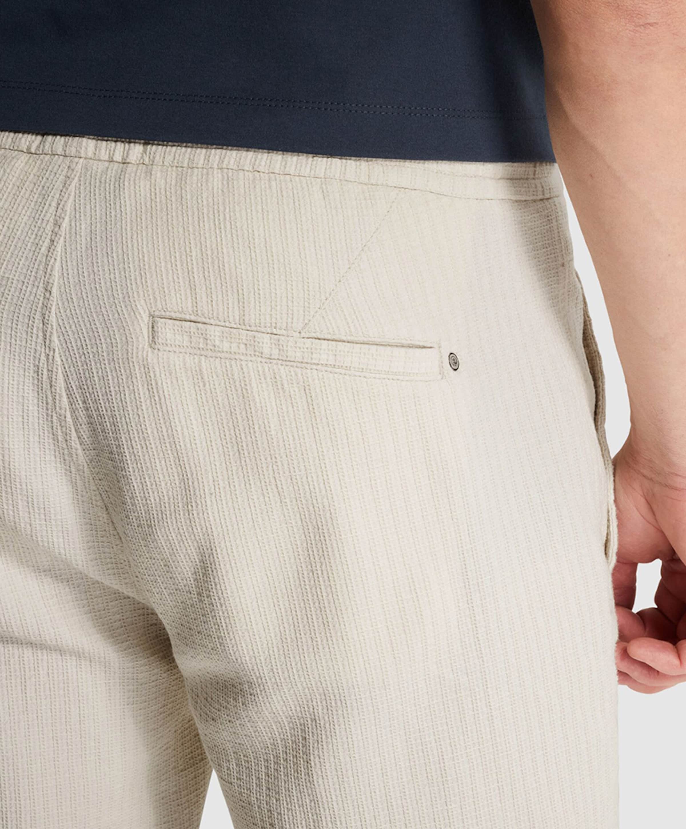 Cast Iron CHINO SHORTS STRUCTURE heren korte broek beige