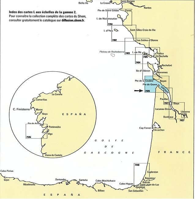 EPSHOM - 7426L DE LA POINTE DE LA COUBRE