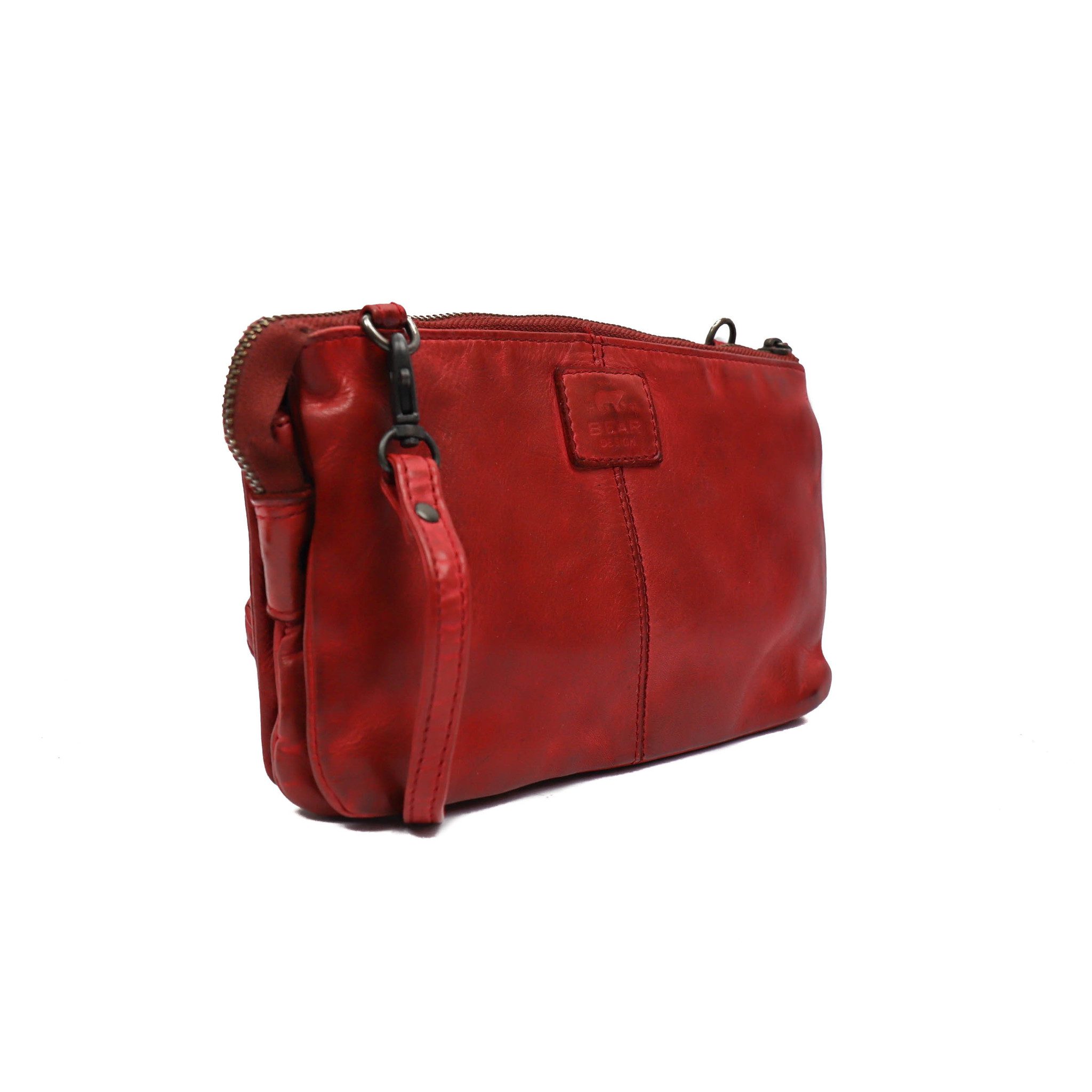 Bear Design Cow Lavato Portemonneetasje Uma Rood CL30996