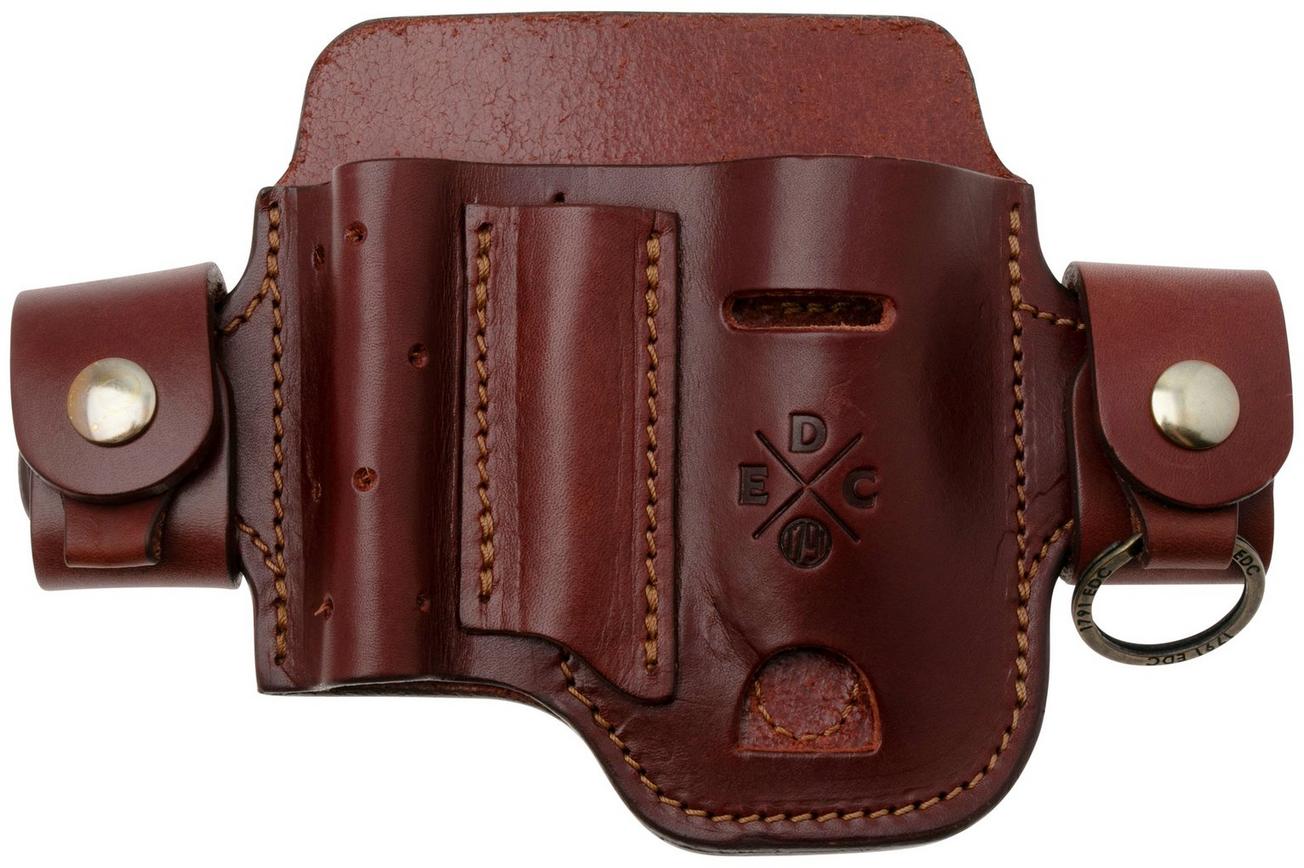 1791 EDC Heavy Duty Action-Snap Small Flex Tool Organizer EDC-HD-AS-SF-CHN-A Chestnut, lederen riemholster