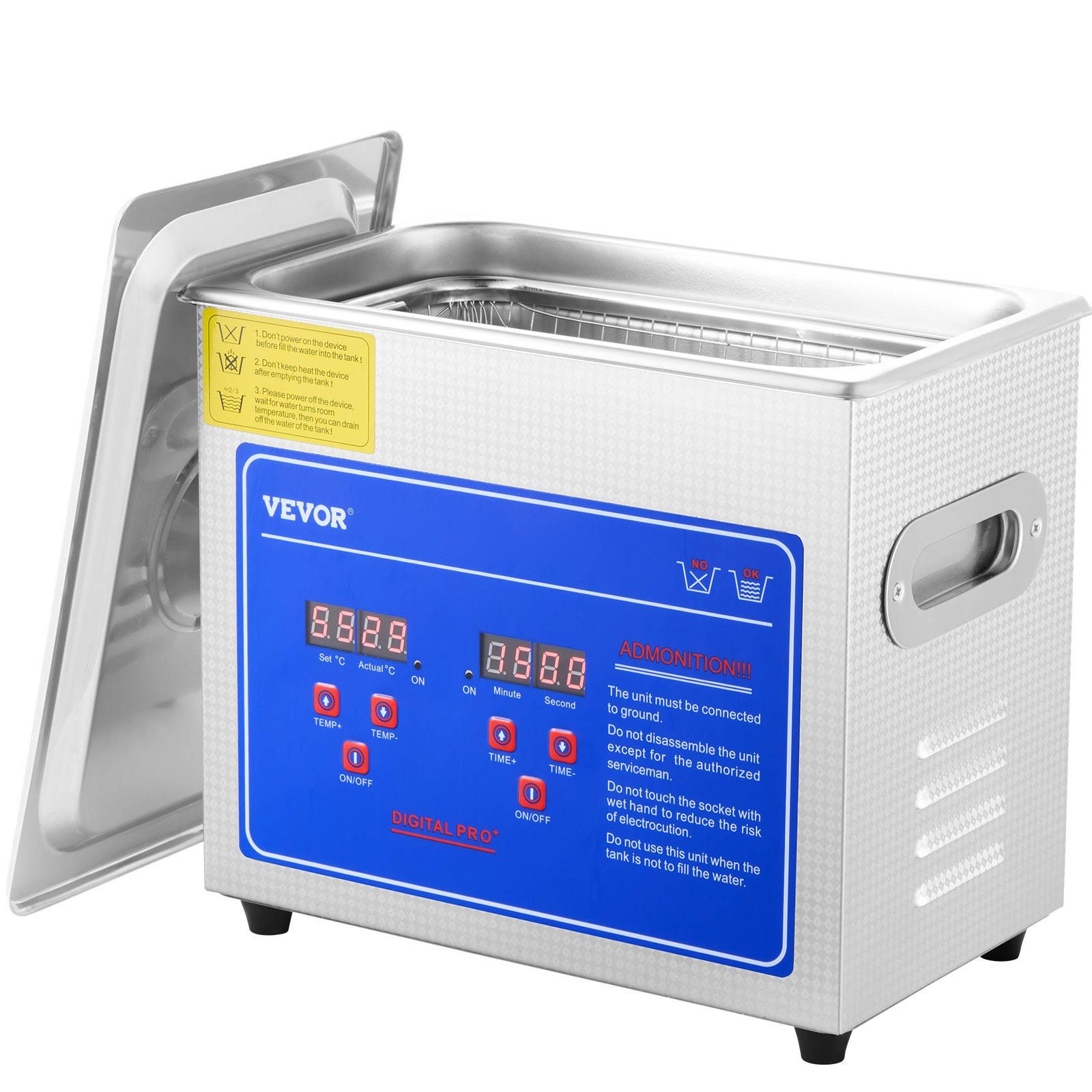 VEVOR Ultraschallreinigungsgerät 3L Ultraschall Reiniger reinigungsger