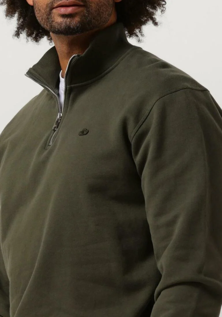 THE GOODPEOPLE donkergroene the goodpeople sweater lucca