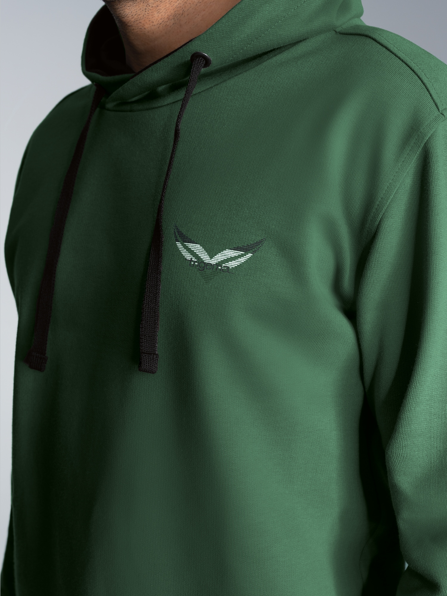 Sweatshirt mit kontrastfarbigen Details Efeu