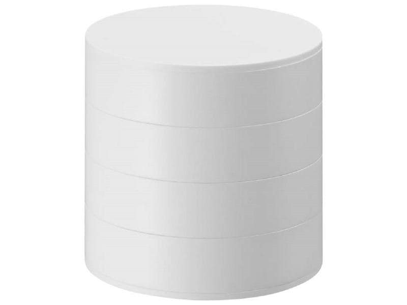 Yamazaki Schmuckhalter Tower 10 cm, Weiss Schmuck-Accessoire