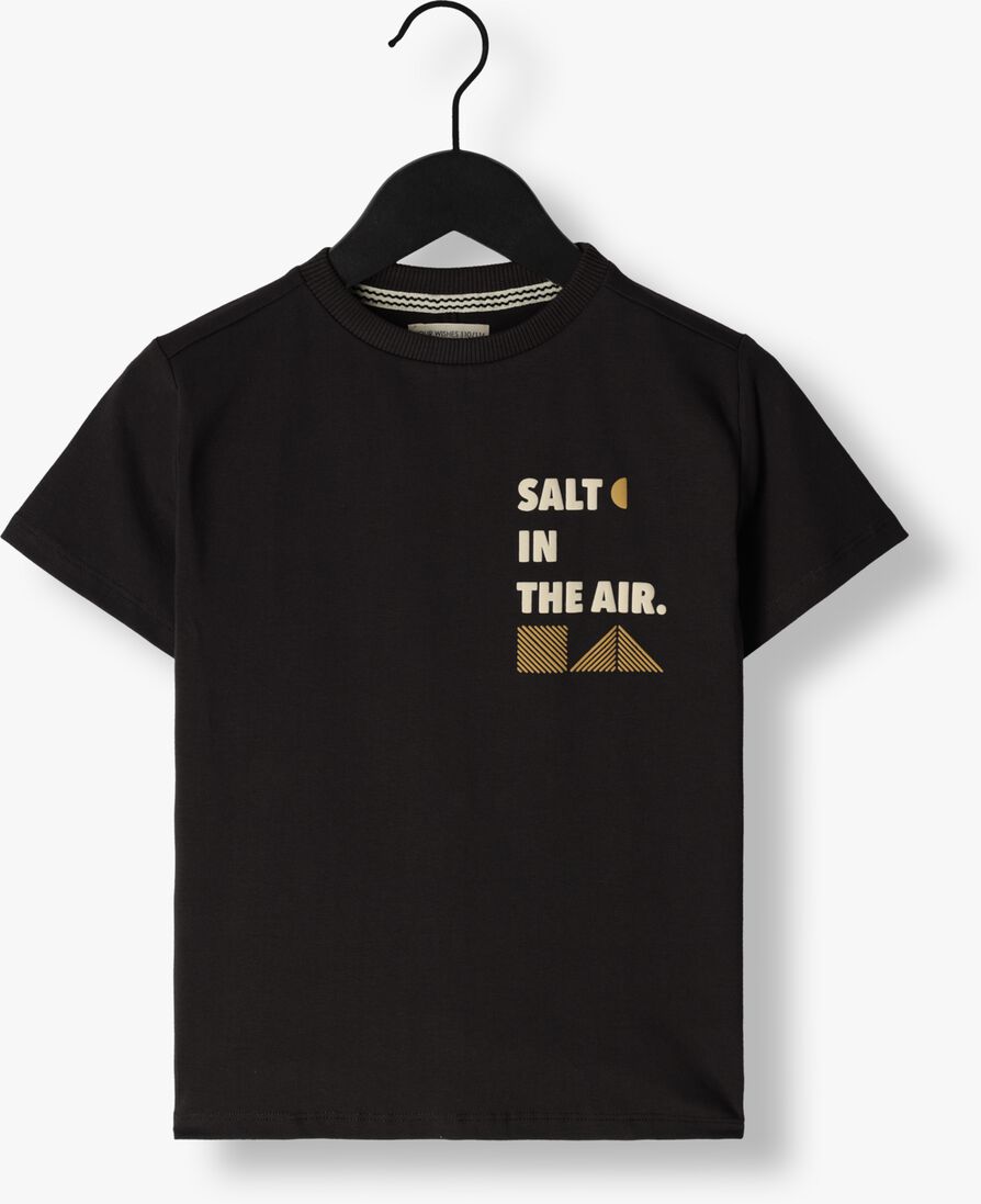 YOUR WISHES zwarte your wishes t-shirt adriaan salt